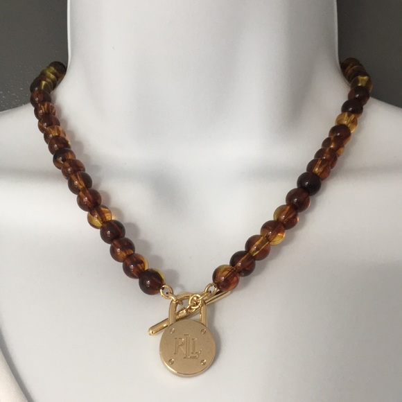 Lauren Ralph Lauren Jewelry - Lauren Necklace with Toggle Clasp (V324)